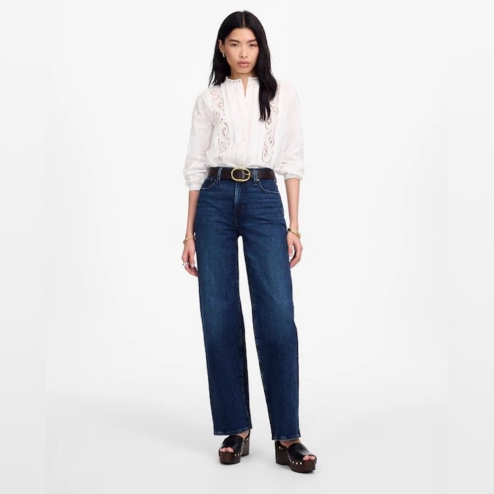 Madewell Perfect Vintage Wide Leg Jeans | Size 27